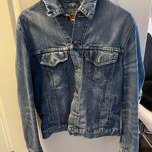 Levis Denim Jacket Size M Vintage spring Jean blue